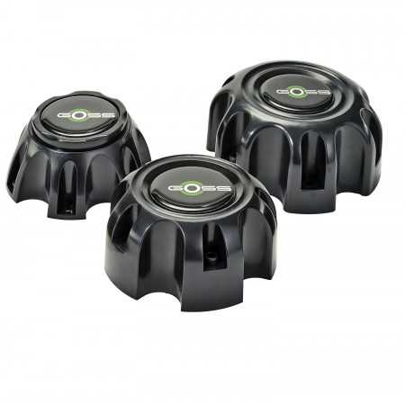 Cache moyeu GOSS plastique noir 5x114,3 / 5x120