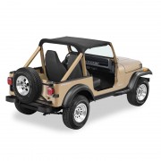 Bikini® Tops noir sans sangle Jeep Wrangler 86-91