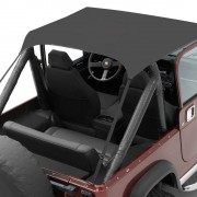 Bikini® Tops Bestop® black denin avec sangle Jeep CJ5/6 1955-1975