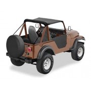 Bikini® Tops Bestop® black denin avec sangle Jeep CJ5/6 1955-1975