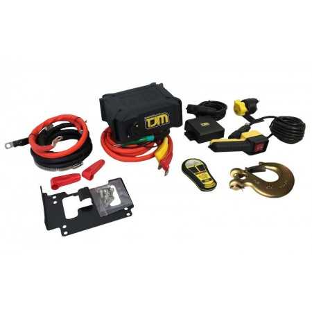 Treuil électrique TJM 5445 kg avec câble acier