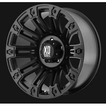 Jante XD810 Brigade Satin Black sur fond noir