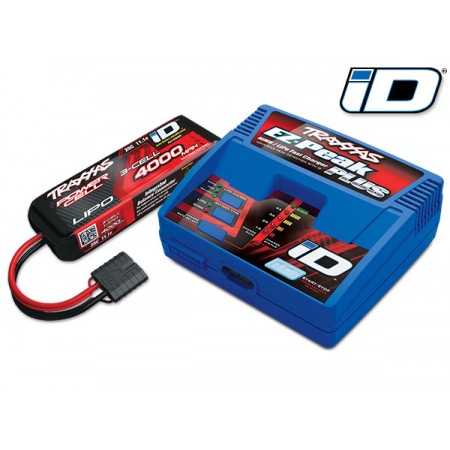 Pack complet batterie/chargeur 4000mAh 11.1v 3-Cell 25C LiPo iD®