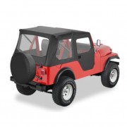 Capotage Bestop® noir Tigertop  Jeep CJ3