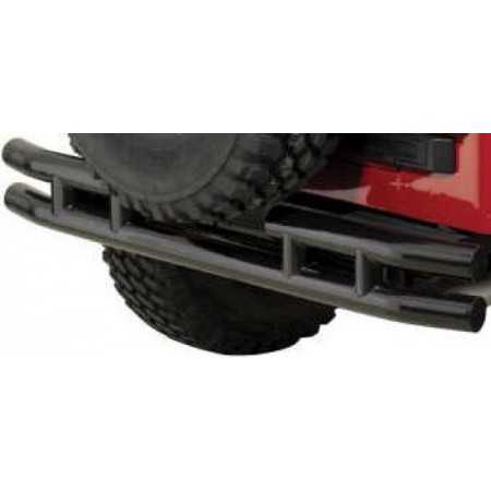 Pare choc arrière noir brillant Jeep CJ 1955-1986