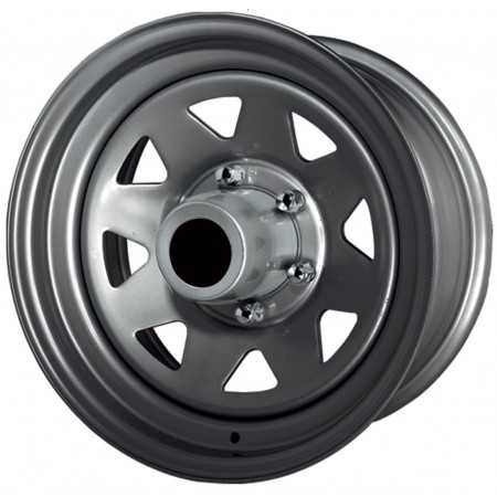 Jante acier 8 branches gun metal 7X16 Nissan Navara D40