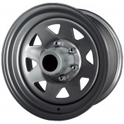 Jante acier 8 branches gun metal 7X16 Nissan Navara D40