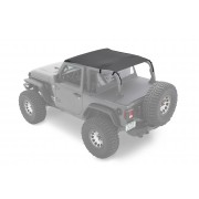 Bikini® safari Tops Black Diamond Jeep Wrangler JL/Gladiator JT 2018+  2 portes