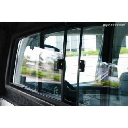 Vitre coté cabine de hard top CARRYBOY Nissan Navara D40