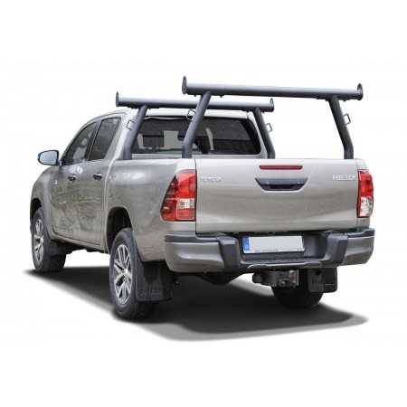 Porte-échelle réglable en acier tous pick-up 2 pièces