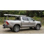 Porte-échelle réglable en acier tous pick-up 2 pièces