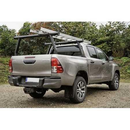 Porte-échelle réglable en acier tous pick-up 2 pièces