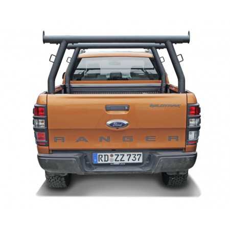 Porte-échelle réglable en acier tous pick-up 2 pièces
