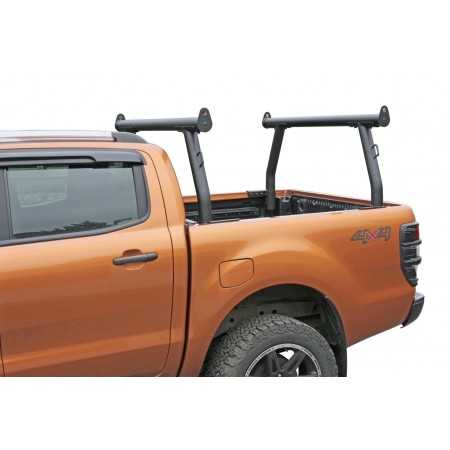 Porte-échelle réglable en acier tous pick-up 2 pièces
