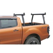 Porte-échelle réglable en acier tous pick-up 2 pièces