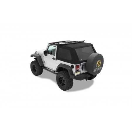 Capotage de remplacement Bestop® Black Twill Jeep Wrangler JK 2010-2018