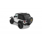 Capotage de remplacement Bestop® Black Twill Jeep Wrangler JK 2010-2018