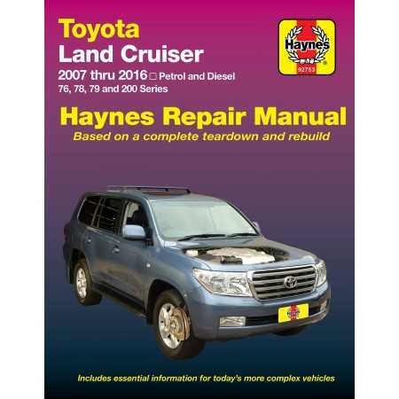 Revue automobile HAYNES Toyota HDJ 76/78/79/200 2007-2016