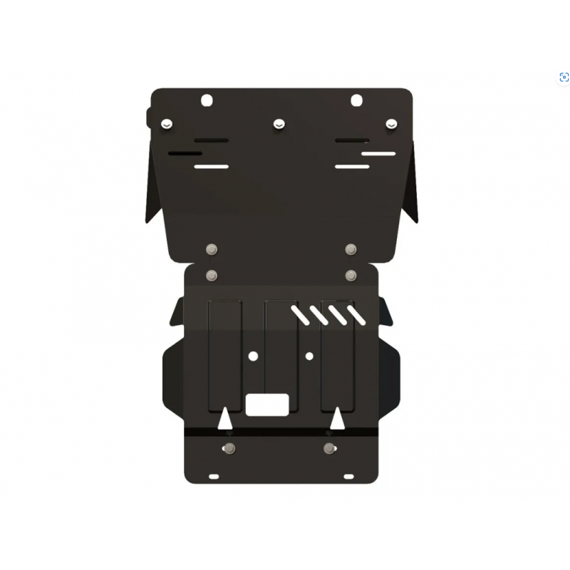 Blindage moteur et direction  acier Toyota KDJ 120/125 2002-2009