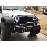 Visiere de calandre noire Jeep Wrangler JK 2007-2018