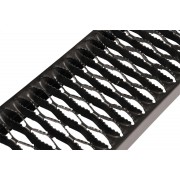 Marchepied acier Noir 18 cm de largeur x 140 cm de longueur