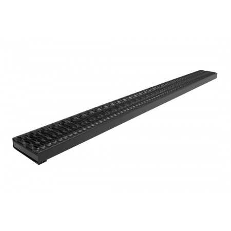 Marchepied acier Noir 18 cm de largeur x 140 cm de longueur