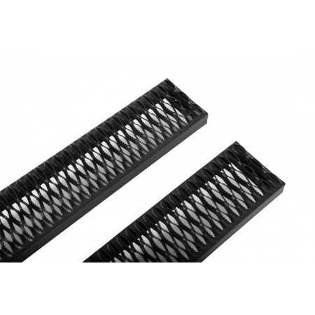 Marchepied acier Noir 18 cm de largeur x 140 cm de longueur