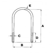 Bride de lames ronde Patrol 1980-1994 M14x110x210