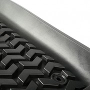 Tapis de pied noir Jeep Wrangler 2007-2018 2 portes