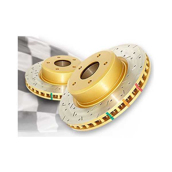 Disque de frein DBA arriere Rainuré-Percé Toyota hdj 80 1992-1998