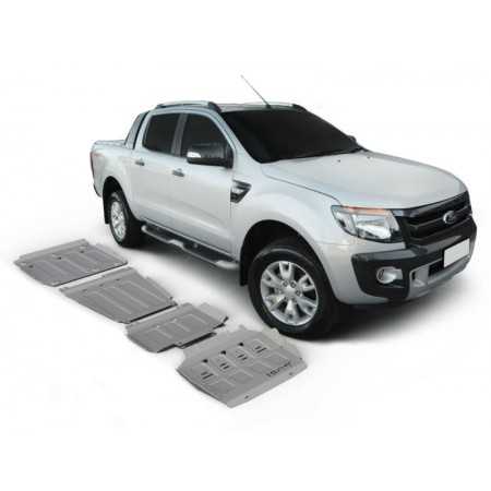 Blindage RIVAL complet 4 pièces pour Ford Ranger 2012-2019