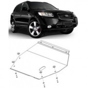Blindage moteur et transmission acier Hyundai Santa Fe 03/2006 - 09/2012