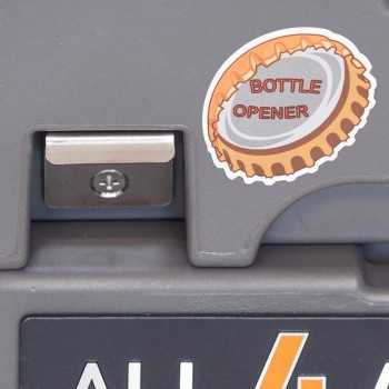 Ouvre-bouteille en acier inoxydable inclus