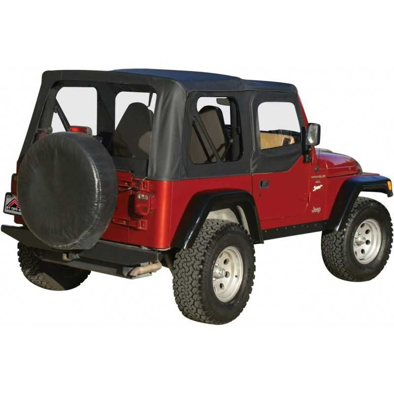 Capotage complet RT OFF ROAD Black Diamond WRANGLER TJ de 1997-2006