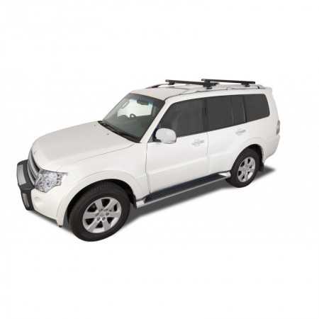 Jeu de 2 barres de toit Heavy Duty CXB Noir Pajero DID 5 portes