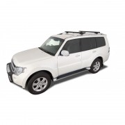Jeu de 2 barres de toit Heavy Duty CXB Noir Pajero DID 5 portes