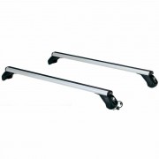 Jeu de 2 barres de toit Aéro en Aluminium pour Mitsubishi 3 portes sans gouttieres 91-