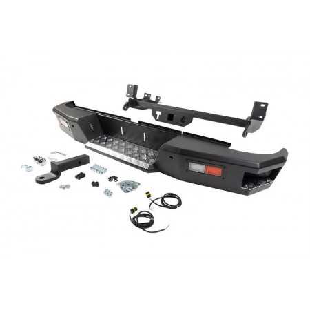 Pare choc arrière acier 3 mm Toyota Hilux Vigo 2005-