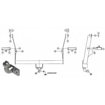 Attelage Peugeot Boxer 04/2002-06/2006