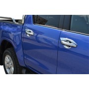 Protection d'intérieur de poignée chromée de porte Toyota Hilux Revo 2016+