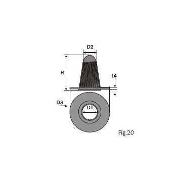 FILTRE A AIR GREEN HYUNDAI SANTA FE 2003-2006