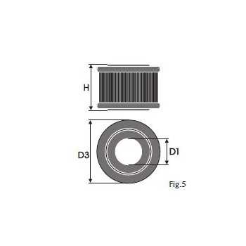 FILTRE A AIR GREEN ISUZU D-MAX 2005