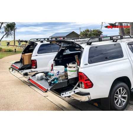 Plateau coulissant aluminium Carryboy Benne complete