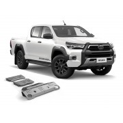 Blindage moteur aluminium 4 mm Toyota Hilux 2021-