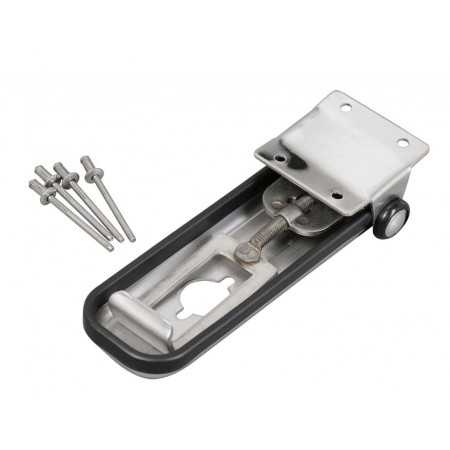 Fermeture a languette pour couvre roue inox