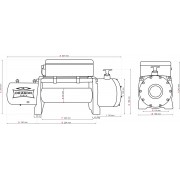 Treuil Dragon DWM 12000 HD 5T4 12V