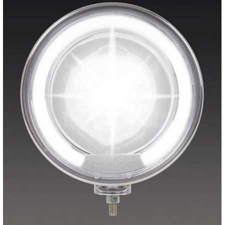 Phare rond halogene inox predateur 210 mm 12 V H1