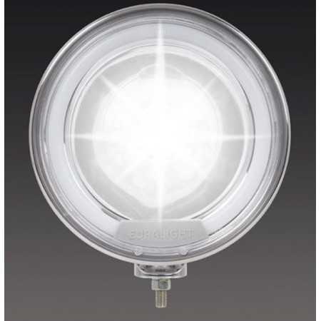 Phare rond halogene inox predateur 210 mm