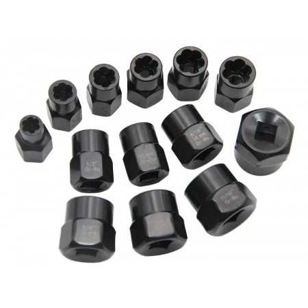 Extracteur de Boulon endommagé 13 pièces