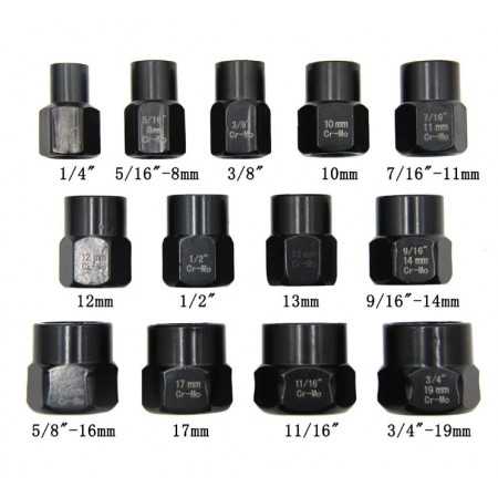 Extracteur de Boulon endommagé 13 pièces
